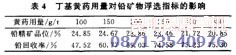铅锌矿浮选工艺中捕收剂的试验分析