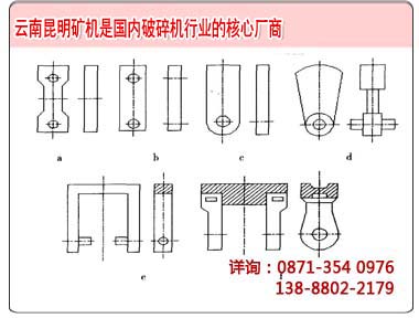 几种常见的碎石机锤头设计方案