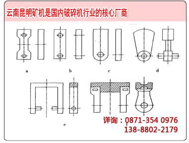 几种常见的碎石机锤头设计方案