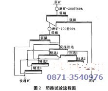 云南某选厂尾矿回收赤褐铁矿工艺研究图2