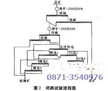 云南某选厂尾矿回收赤褐铁矿工艺研究图2